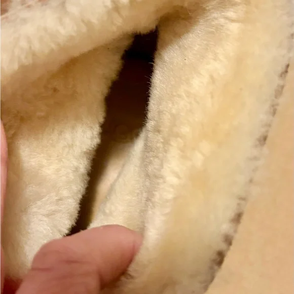 UGG Tan Suede Lug Sole Ankle Booties - Picture 6 of 7